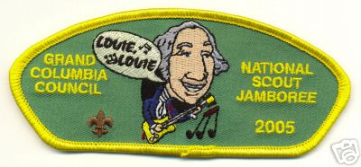 Patch used by the Washignton State councli for the 2005 National Scout Jamboree